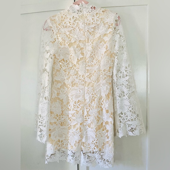 Lulu’s Emory Park Lace Long Sleeve Shift Dress - Picture 7 of 8